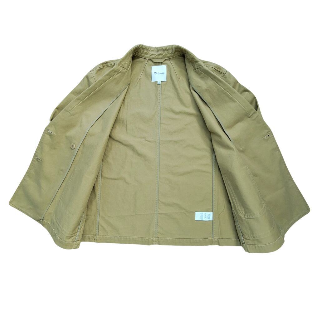 MADEWELL Crossover Blazer (Re)generative Chino Dark Khaki Womens XL Minimalist - Picture 7 of 14